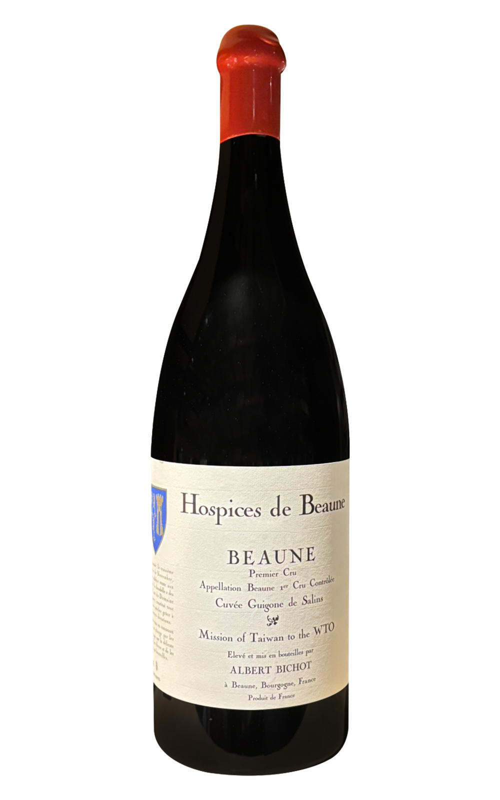 Domaine Viticole Hospices Civils de Beaune Beaune 1er Cru Cuvee Guigone de Salins Rouge Mission of Taiwan to the WTO 2017 伯恩濟貧院特釀 伯恩 莎讓貴宮特釀 一級園紅酒 WTO特別版